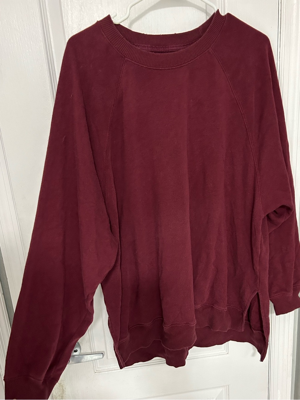 American Eagle- AHH-mazingly soft Burgundy sweatshirt